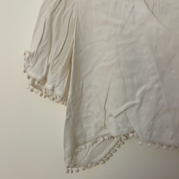 For Love and Lemons Chica Fringe-Trim Crop Top - Picture 4 of 6